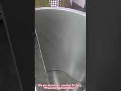 Κουρβοί τοίχοι Αλουμινίου στήλη επένδυση πίνακα τετραγωνικοί πυλώνες κάλυψη 2,5 mm