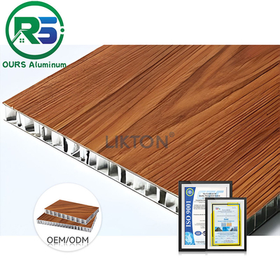 Multicolor Acoustic Aluminum Honeycomb Wall Panels For Interior