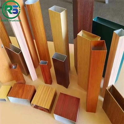 Decorating Suspended Metal Ceiling U Aluminum Profile Screen Ceiling 20mm Thickness